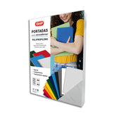 PORTADA PP 0,45 MM A4 1 NATURAL / CRISTAL P/100 | 100 UNIDADES | (DHP COMERPA SLU)